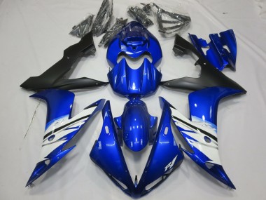04-06 Schwarz Blau & Weiß Yamaha R1 Motorrad Verkleidungen
