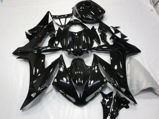 04-06 Schwarz Glänzend Yamaha R1 Motorrad Verkleidungen