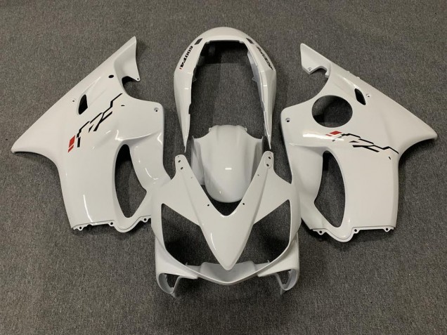 04-07 Glänzend Weiß Honda CBR600 F4i Motorrad Verkleidungen