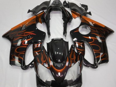 04-07 Orange Flamme Honda CBR600 F4i Motorrad Verkleidungen