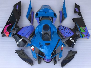 05-06 Blauer Hai Honda CBR600RR Motorrad Verkleidungen