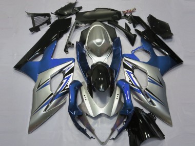 05-06 Blausilber & Schwarz Suzuki GSXR 1000 Motorrad Verkleidungen