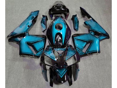 05-06 Dunkelhellblau Honda CBR600RR Motorrad Verkleidungen