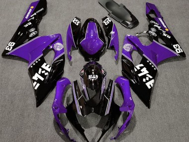 05-06 Glanz Lila & Schwarz Benutzerdefiniert Suzuki GSXR 1000 Motorrad Verkleidungen