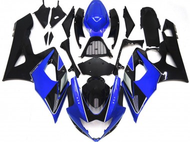 05-06 Glänzend Blau & Schwarz Suzuki GSXR 1000 Motorrad Verkleidungen