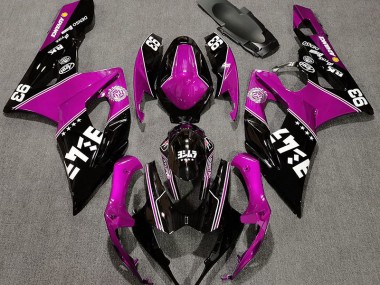 05-06 Glanzrosa & Schwarz Benutzerdefiniert Suzuki GSXR 1000 Motorrad Verkleidungen