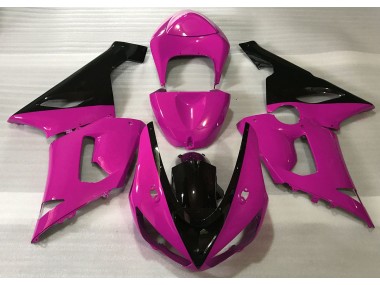 05-06 Glanzrosa & Schwarz Kawasaki ZX6R Motorrad Verkleidungen
