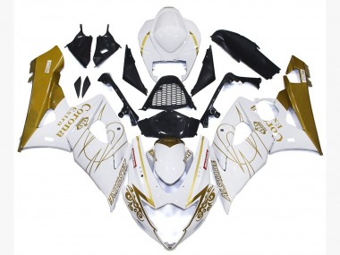 05-06 Gold Glänzend Corona Benutzerdefiniert Suzuki GSXR 1000 Motorrad Verkleidungen