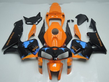 05-06 Orange & Schwarz Gespritzt Honda CBR600RR Motorrad Verkleidungen