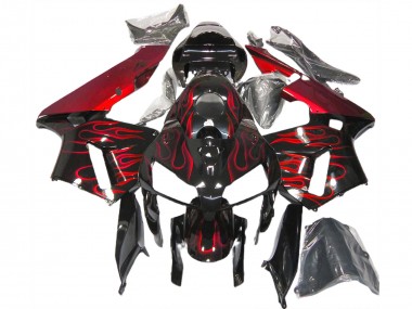 05-06 Rot Flamme Honda CBR600RR Motorrad Verkleidungen