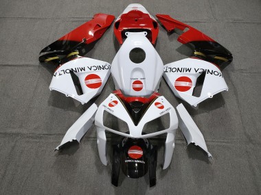 05-06 Rot Konica Minolta Honda CBR600RR Motorrad Verkleidungen