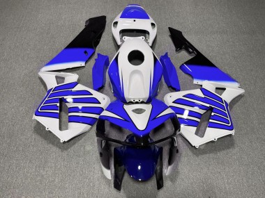 05-06 Tiefes Blau & Weiße Flügel Honda CBR600RR Motorrad Verkleidungen