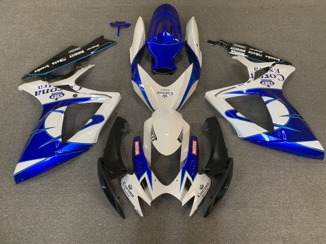 06-07 Blau Corona Suzuki GSXR 600-750 Motorrad Verkleidungen