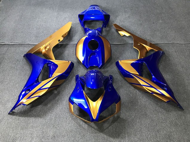 06-07 Blau & Gold Honda CBR1000RR Motorrad Verkleidungen 06-07 Blau & Gold Honda CBR1000RR Motorrad Verkleidungen