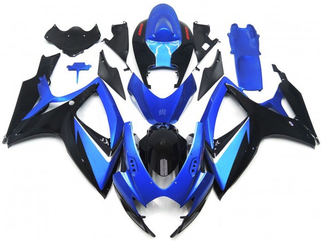 06-07 Blau & Schwarz Special Suzuki GSXR 600-750 Motorrad Verkleidungen 06-07 Blau & Schwarz Special Suzuki GSXR 600-750 Motorrad Verkleidungen