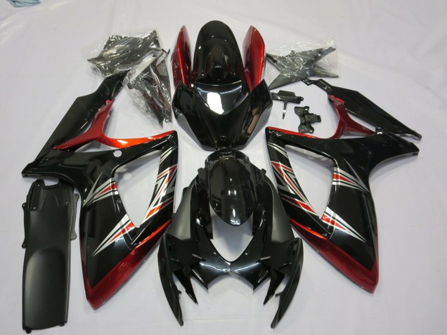 06-07 Dreifarbig Suzuki GSXR 600-750 Motorrad Verkleidungen