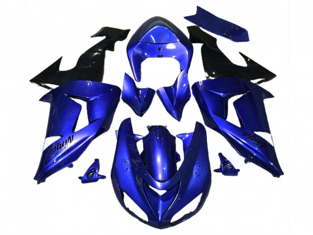 06-07 Glänzend Blau Kawasaki ZX10R Motorrad Verkleidungen 06-07 Glänzend Blau Kawasaki ZX10R Motorrad Verkleidungen