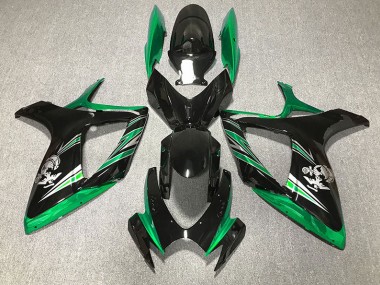 06-07 Glänzend Grün & Schwarz Design Suzuki GSXR 600-750 Motorrad Verkleidungen