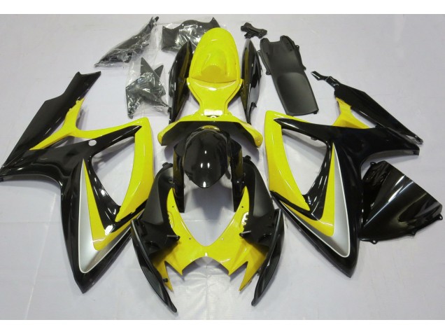 06-07 Glänzendes Gelb Ohne Abzeichen Suzuki GSXR 600-750 Motorrad Verkleidungen 06-07 Glänzendes Gelb Ohne Abzeichen Suzuki GSXR 600-750 Motorrad Verkleidungen
