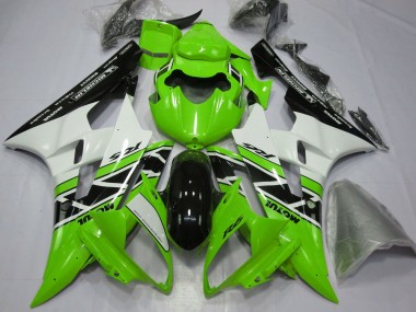 06-07 Grün OEM-Stil Yamaha R6 Motorrad Verkleidungen
