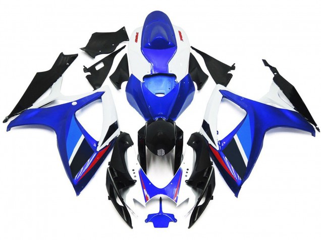 06-07 Hellblau & Tiefes Blau OEM Stil Mit Rot Suzuki GSXR 600-750 Motorrad Verkleidungen