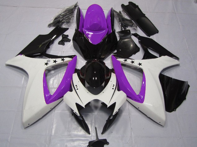 06-07 Lila Stern Suzuki GSXR 600-750 Motorrad Verkleidungen 06-07 Lila Stern Suzuki GSXR 600-750 Motorrad Verkleidungen