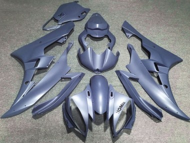 06-07 Matt Blau Yamaha R6 Motorrad Verkleidungen