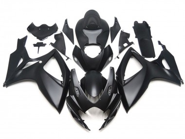 06-07 Matt Schwarzer Custom-Stil OEM Suzuki GSXR 600-750 Motorrad Verkleidungen