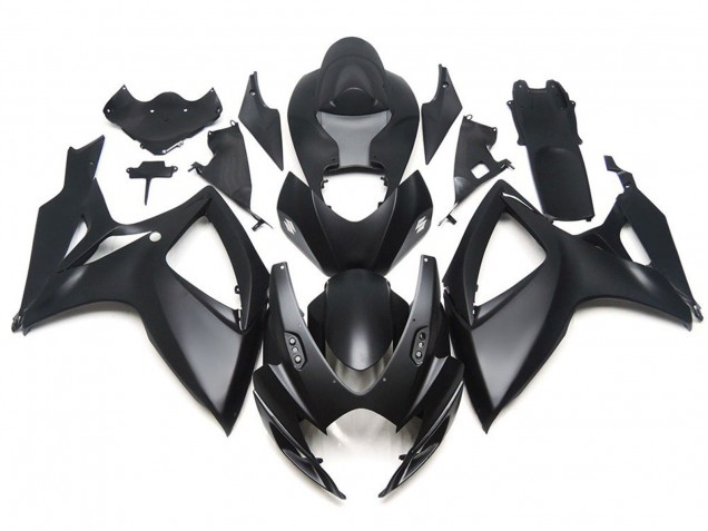 06-07 Matt Schwarzer Custom-Stil OEM Suzuki GSXR 600-750 Motorrad Verkleidungen
