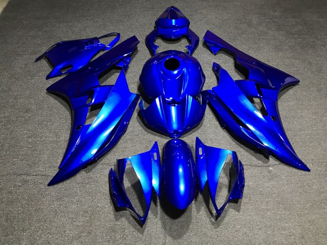 06-07 Metallic Blau Schlicht Yamaha R6 Motorrad Verkleidungen 06-07 Metallic Blau Schlicht Yamaha R6 Motorrad Verkleidungen