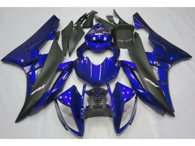 06-07 Metallic Blau & Schwarz Yamaha R6 Motorrad Verkleidungen 06-07 Metallic Blau & Schwarz Yamaha R6 Motorrad Verkleidungen