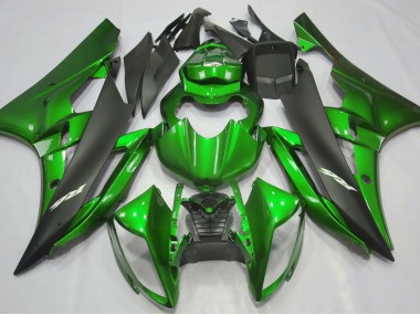06-07 Metallic Grün & Schwarz Yamaha R6 Motorrad Verkleidungen