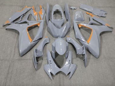 06-07 Nardo & Orangefarbener Rand Suzuki GSXR 600-750 Motorrad Verkleidungen