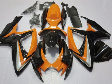 06-07 Orange Glänzend Ohne Abzeichen Suzuki GSXR 600-750 Motorrad Verkleidungen
