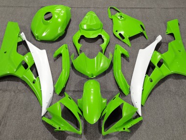 06-07 Perlgrün Yamaha R6 Motorrad Verkleidungen