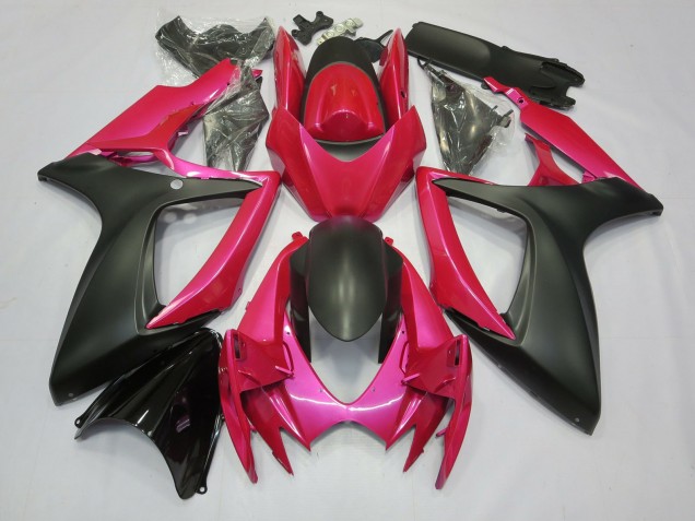 06-07 Pink & Matt Suzuki GSXR 600-750 Motorrad Verkleidungen