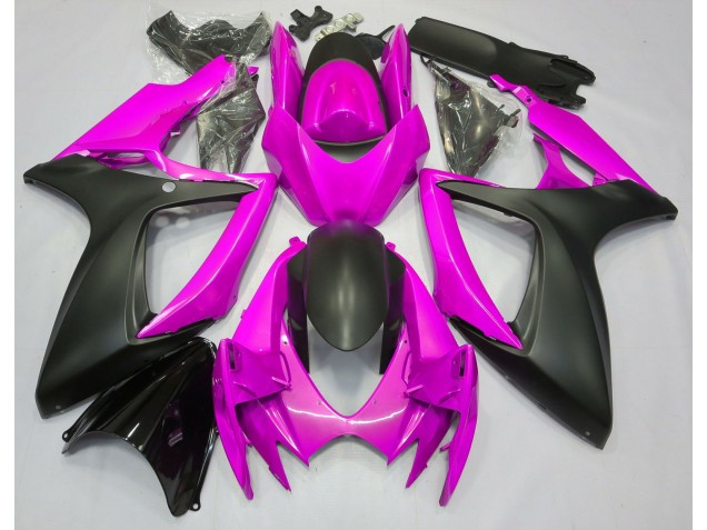 06-07 Pink Suzuki GSXR 600-750 Motorrad Verkleidungen