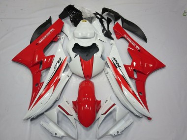 06-07 Rot Weiß OEM Stil Yamaha R6 Motorrad Verkleidungen