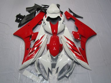 06-07 Rot-Weißer Stil Yamaha R6 Motorrad Verkleidungen