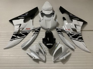 06-07 Weiß Schwarz Design Yamaha R6 Motorrad Verkleidungen