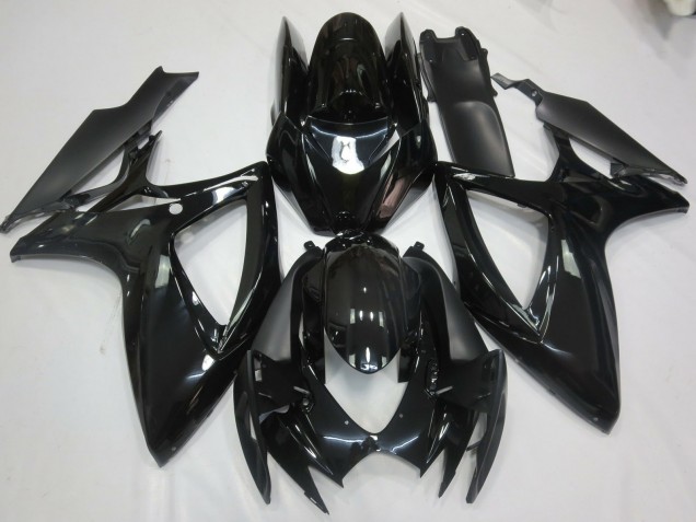 06-07 Schwarz Glänzend Suzuki GSXR 600-750 Motorrad Verkleidungen