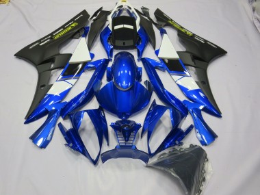06-07 Tiefes Blau Mit Gelbem Aufkleber Yamaha R6 Motorrad Verkleidungen
