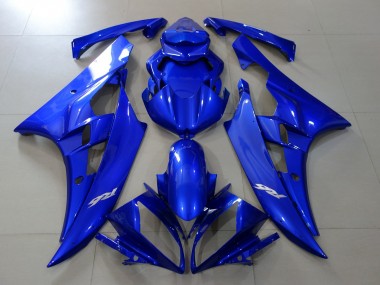 06-07 Vollglanz Blau Yamaha R6 Motorrad Verkleidungen