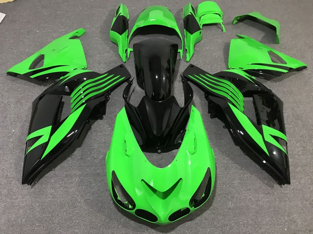 06-11 Hellgrün Kawasaki ZX14R Motorrad Verkleidungen 06-11 Hellgrün Kawasaki ZX14R Motorrad Verkleidungen
