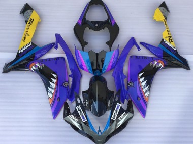 07-08 Blauer Hai Yamaha R1 Motorrad Verkleidungen