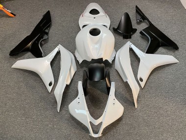 07-08 Clean Weiß & Schwarz Honda CBR600RR Motorrad Verkleidungen