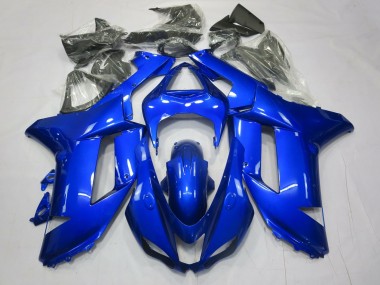 07-08 Complete Blue Kawasaki ZX6R Motorrad Verkleidungen