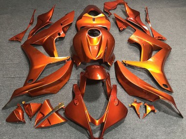 07-08 Flaches Orange Honda CBR600RR Motorrad Verkleidungen