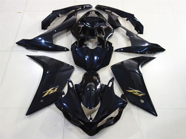 07-08 Glänzendes Schwarzes Gold Yamaha R1 Motorrad Verkleidungen 07-08 Glänzendes Schwarzes Gold Yamaha R1 Motorrad Verkleidungen