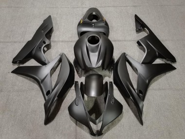 07-08 Matt Schwarz Honda CBR600RR Motorrad Verkleidungen